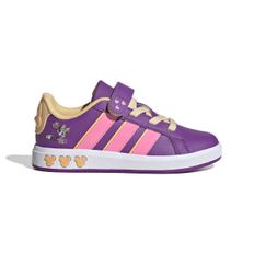 TENIS ADIDAS GRAND COURT MINNIE EL NIÑA MORADO JS2347