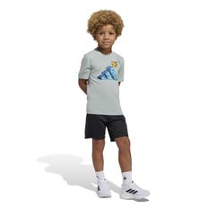 CONJUNTO ADIDAS LK MC TR SSET NIÑO VERDE KD0978